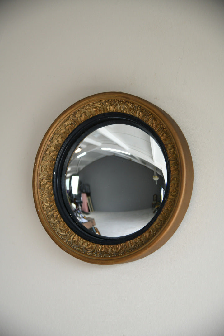 Vintage Round Convex Mirror