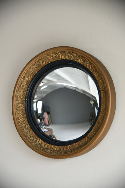 Vintage Round Convex Mirror