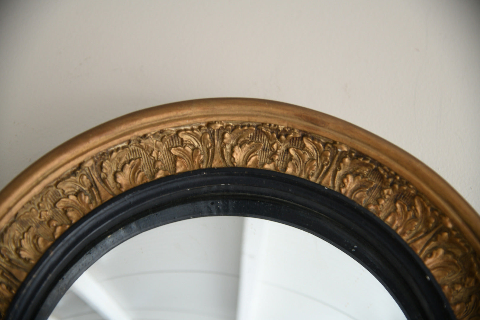 Vintage Round Convex Mirror