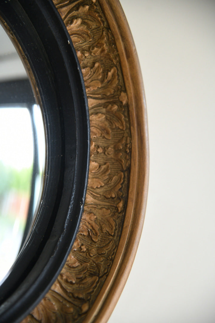 Vintage Round Convex Mirror