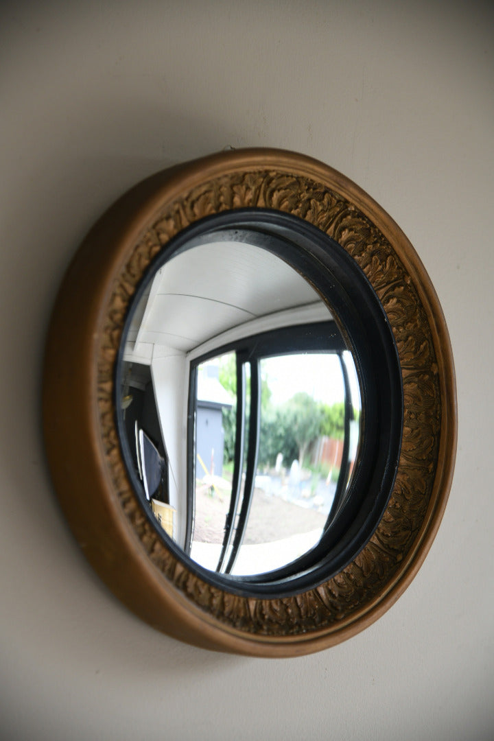 Vintage Round Convex Mirror