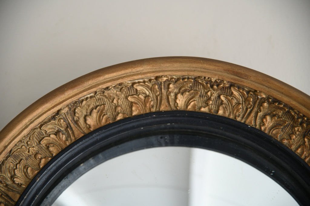 Vintage Round Convex Mirror