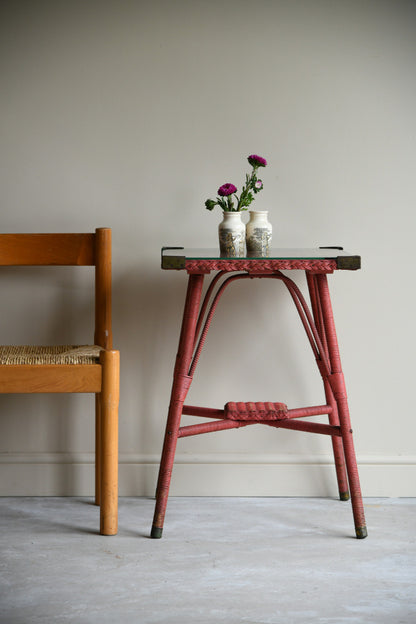 Pink Lloyd Loom Side Table