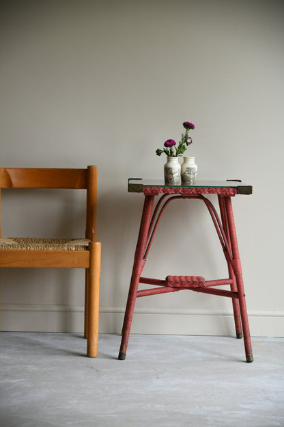 Pink Lloyd Loom Side Table