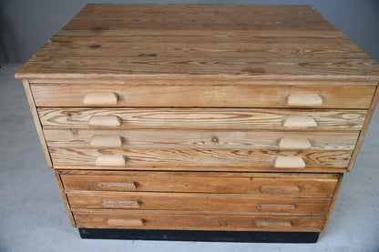 Large Pine Plan Chest