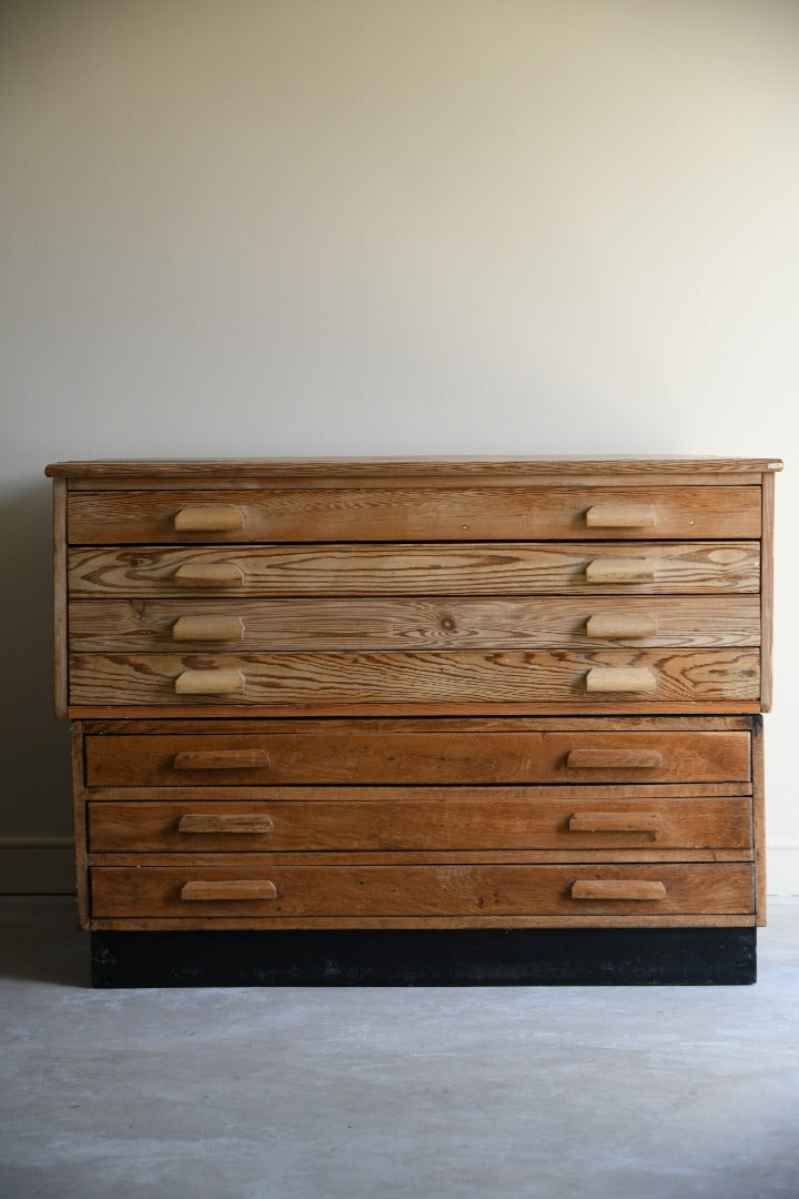 Large Pine Plan Chest