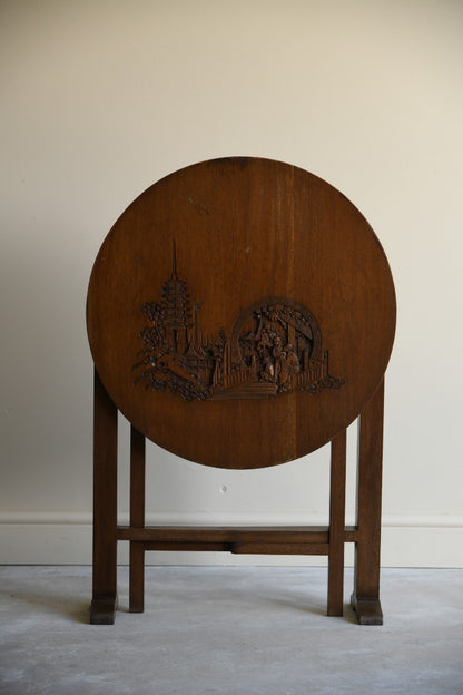 Vintage Oriental Side Table