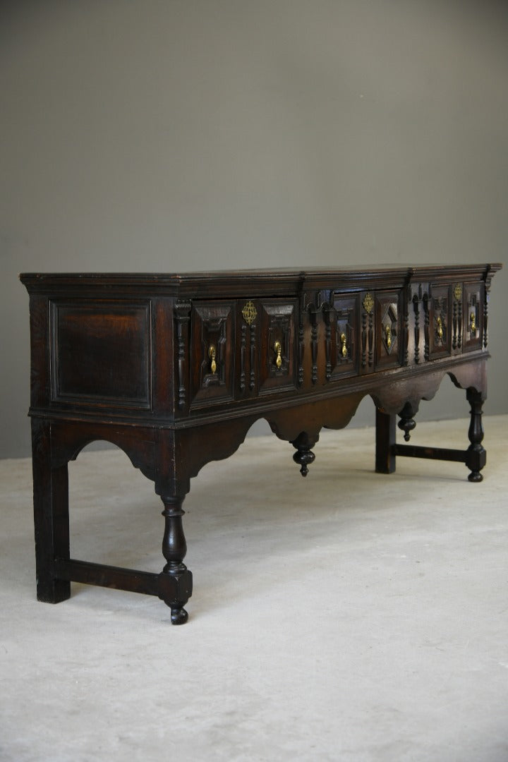 Charles II & Later Oak Dresser Base