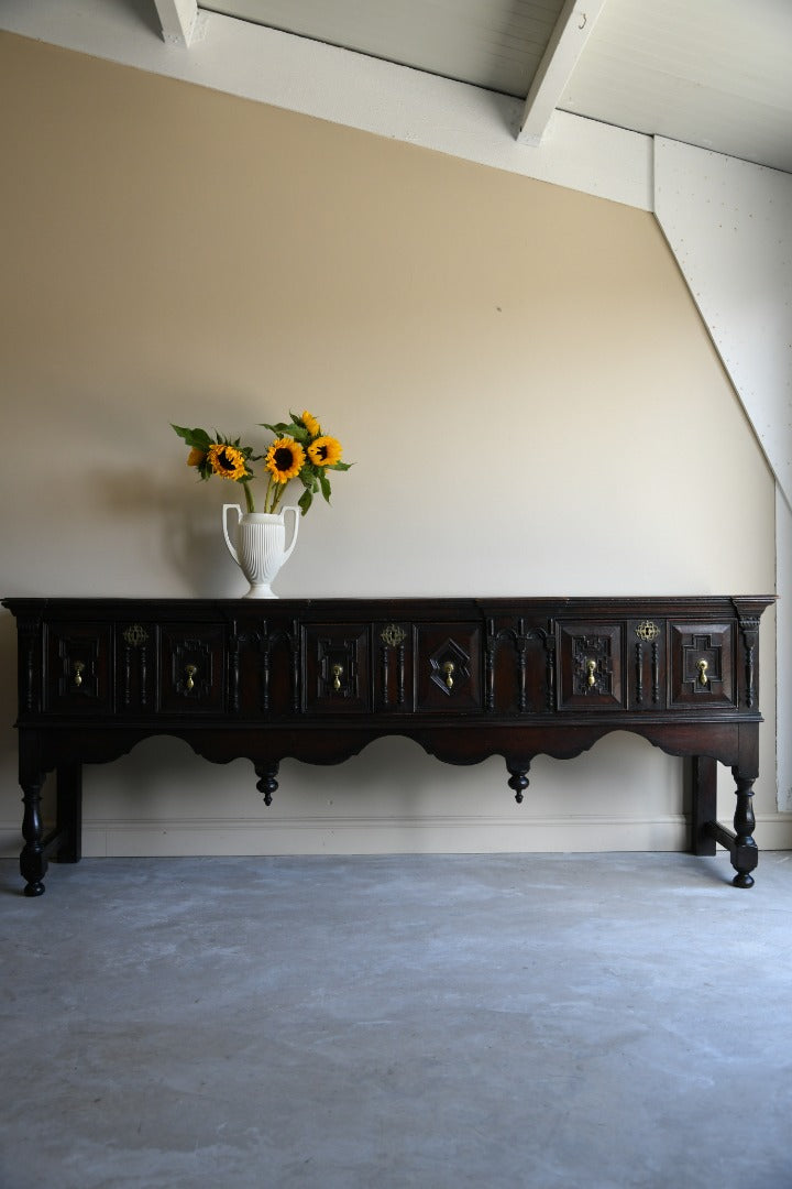 Charles II & Later Oak Dresser Base