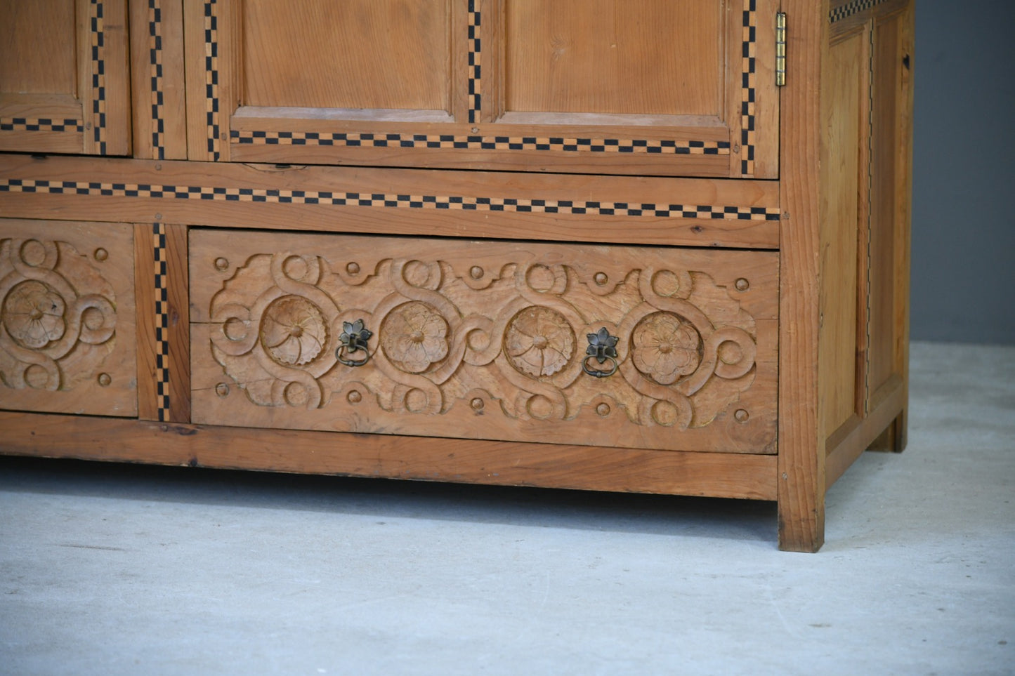 Early 20th Century Cedar Wardrobe