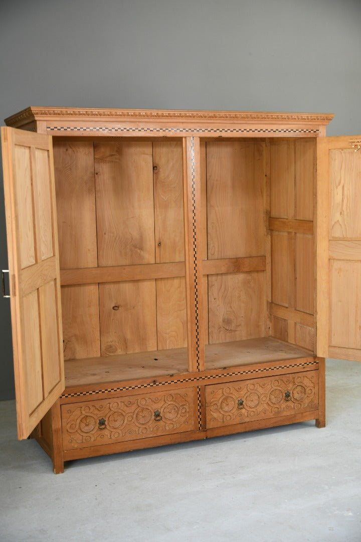 Early 20th Century Cedar Wardrobe