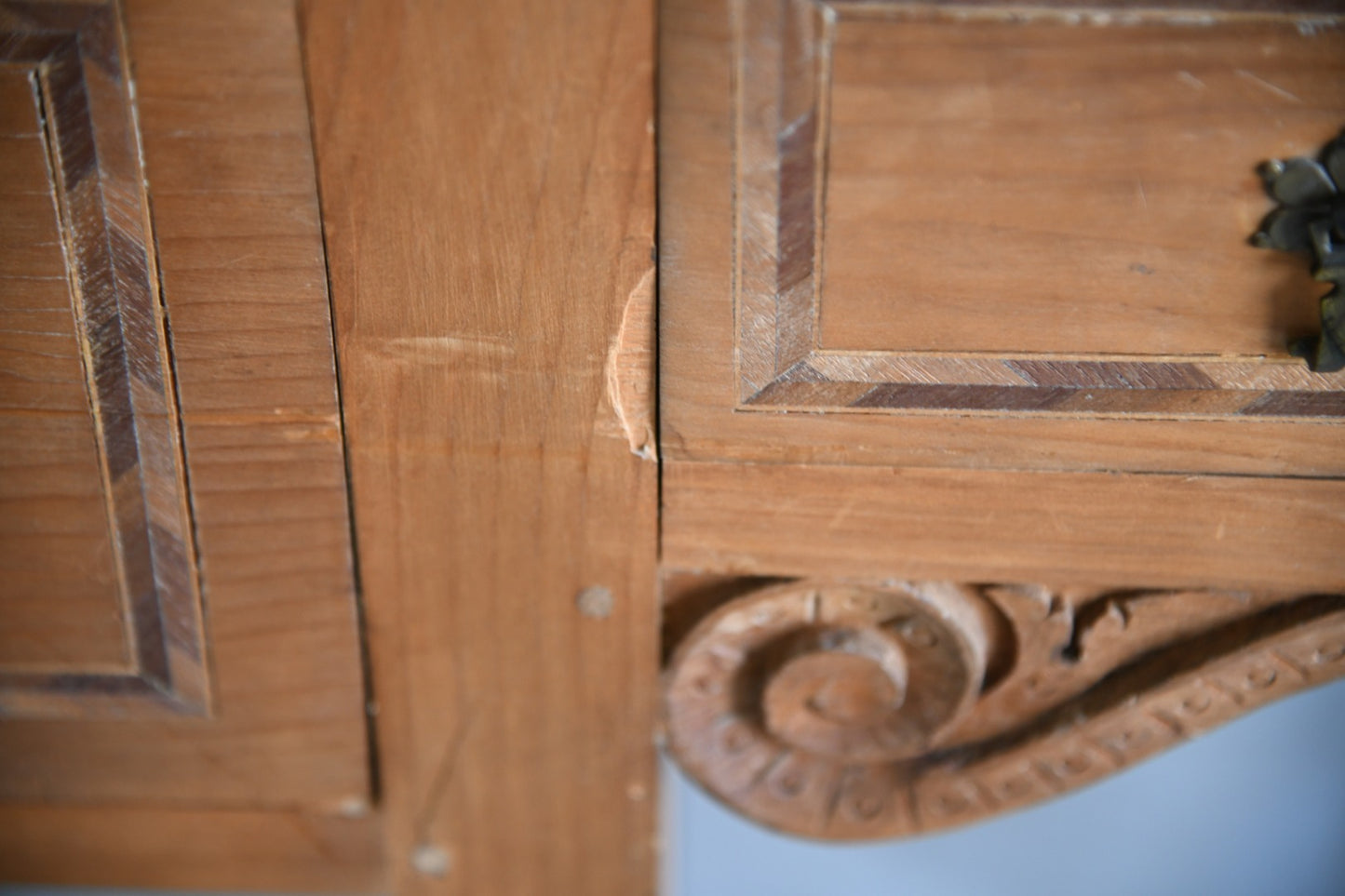 Early 20th Century Cedar Side Table