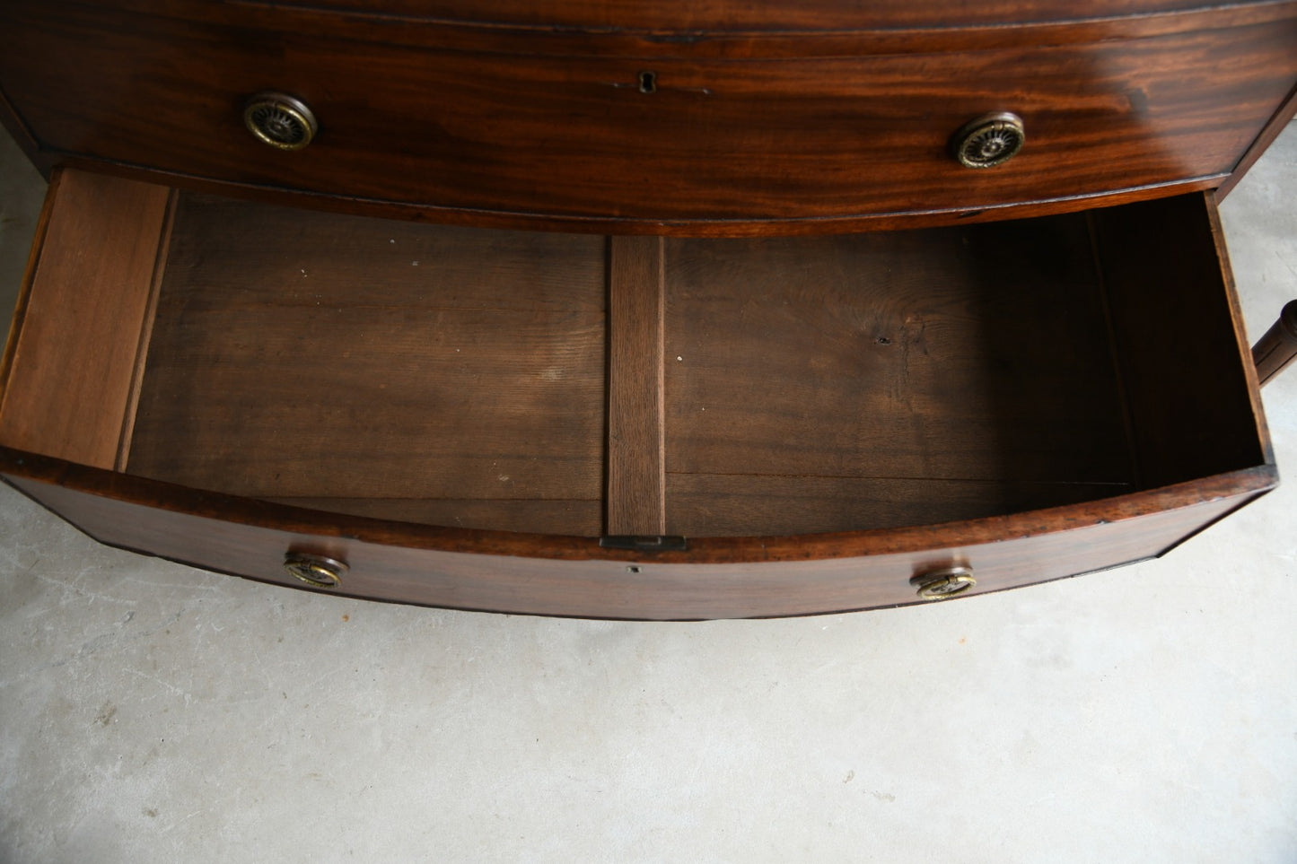 Mahogany Bow Front Chest of Drawers