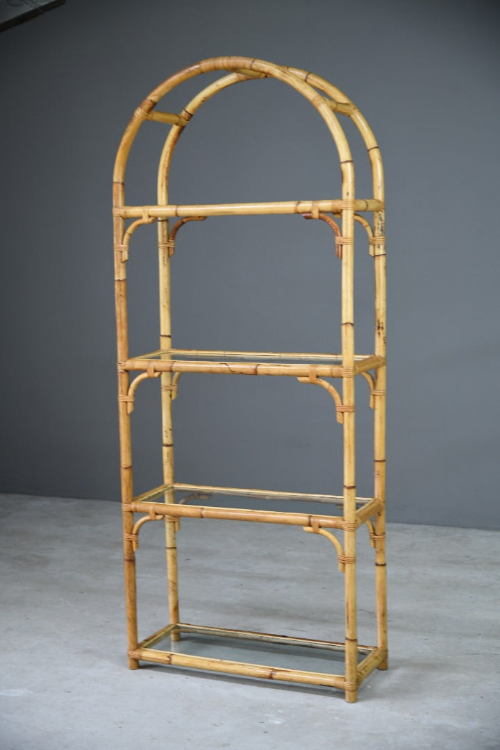 Retro Cane Freestanding Shelves