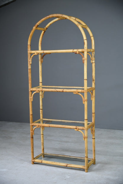 Retro Cane Freestanding Shelves