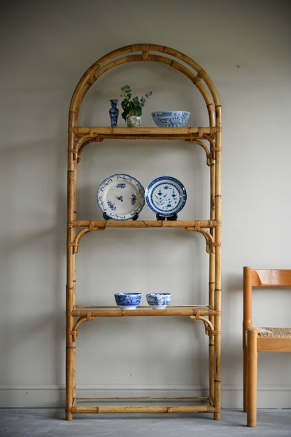 Retro Cane Freestanding Shelves