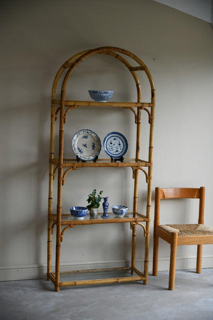 Retro Cane Freestanding Shelves