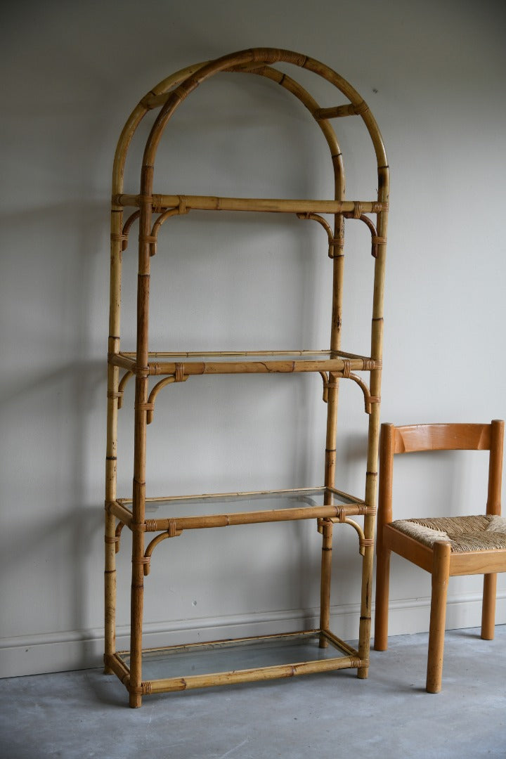 Retro Cane Freestanding Shelves