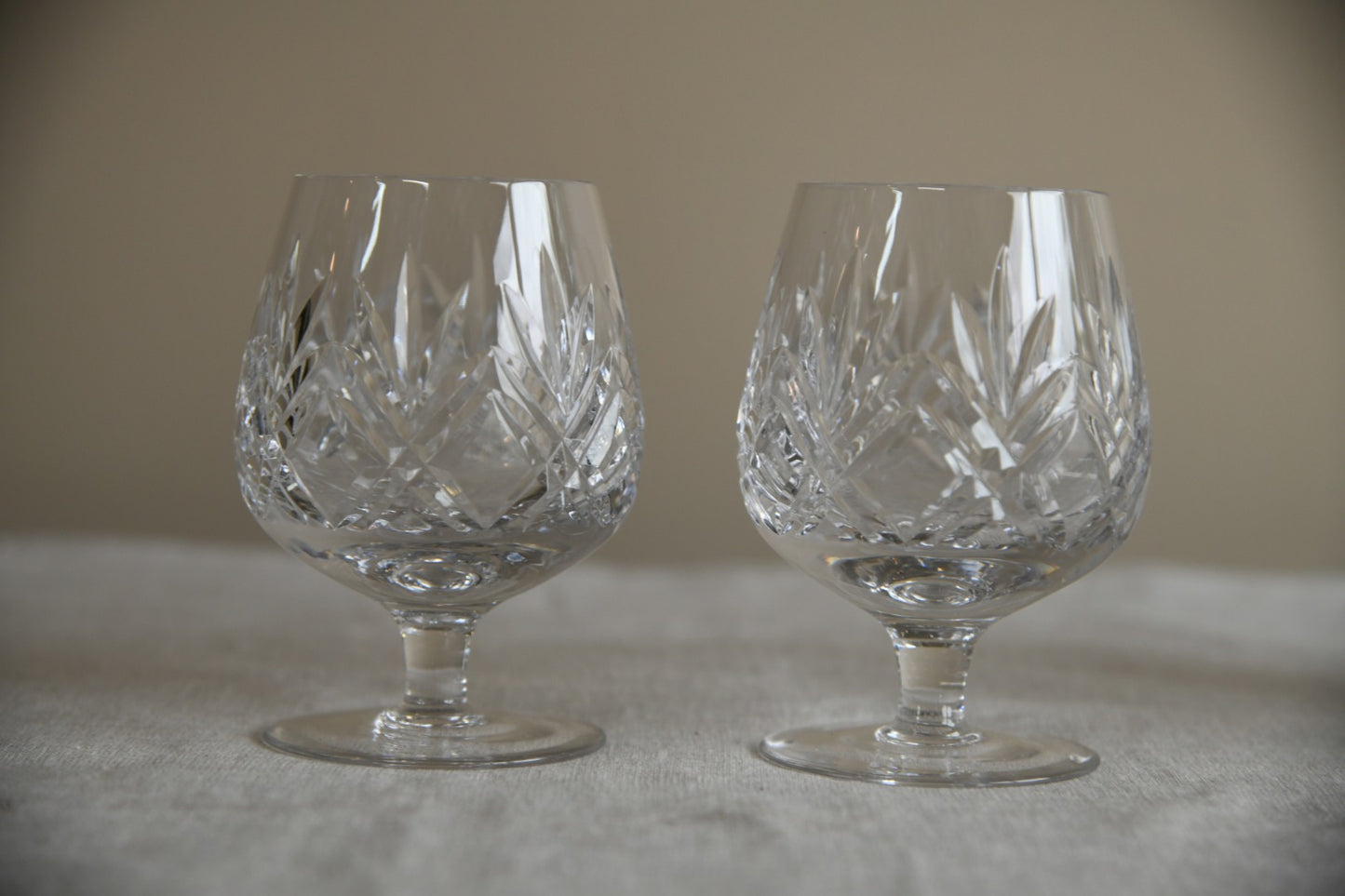 Decanter & Pair Small Brandy Glasses