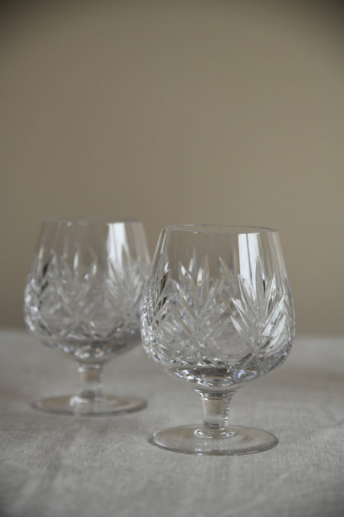 Decanter & Pair Small Brandy Glasses