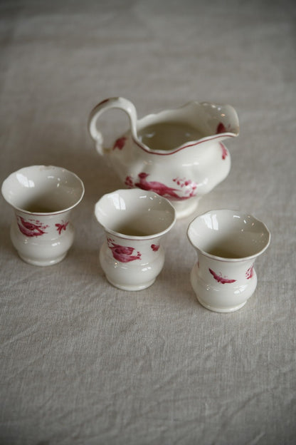 Copeland Spode Red Pheasant Milk Jug & Vase