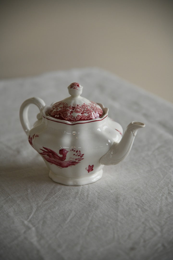 Copeland Spode Red Pheasant Small Teapot