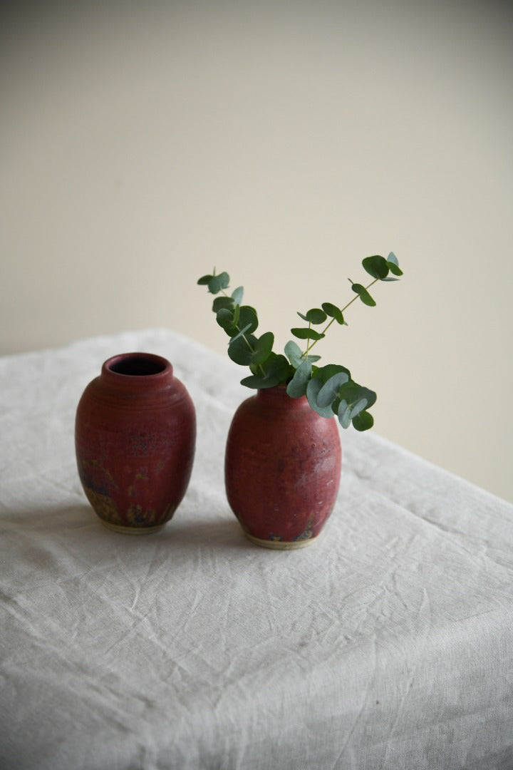 Pair St Agnes Pottery Vase