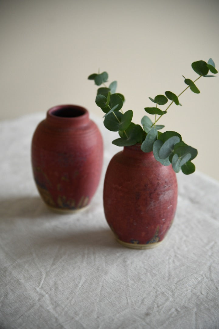 Pair St Agnes Pottery Vase