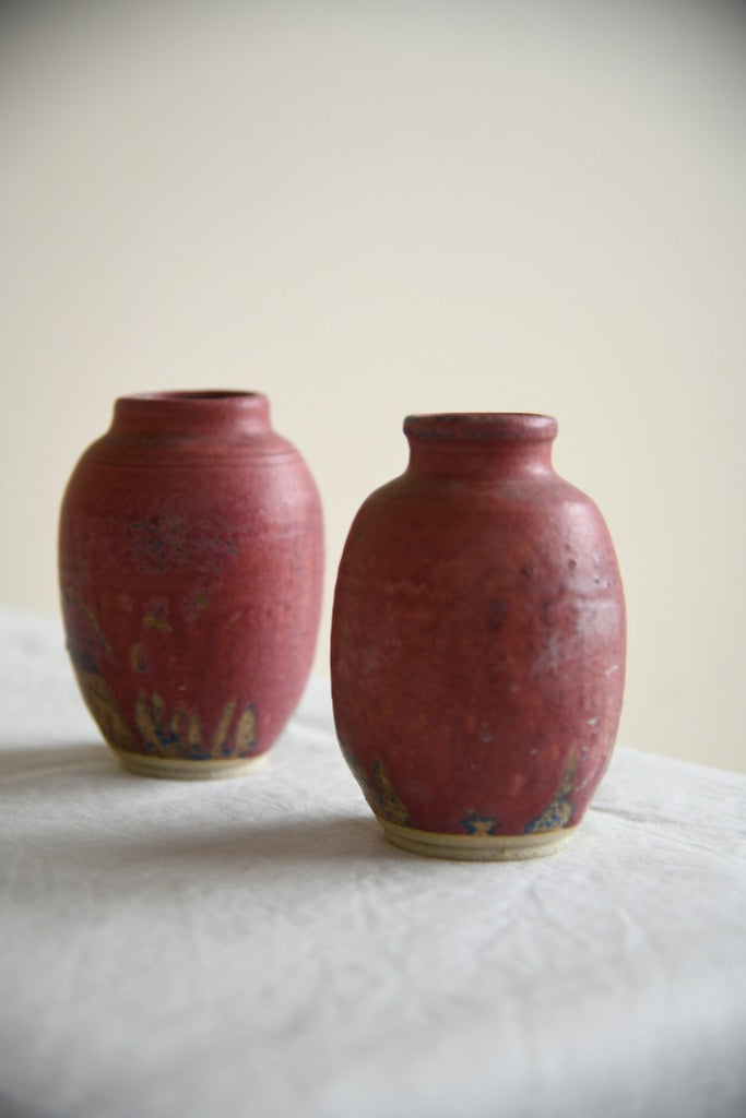 Pair St Agnes Pottery Vase