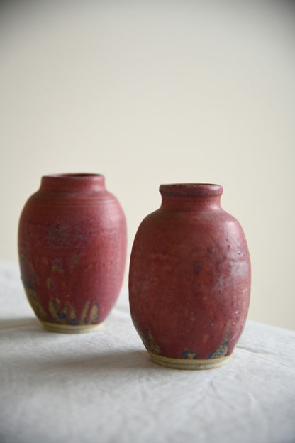 Pair St Agnes Pottery Vase