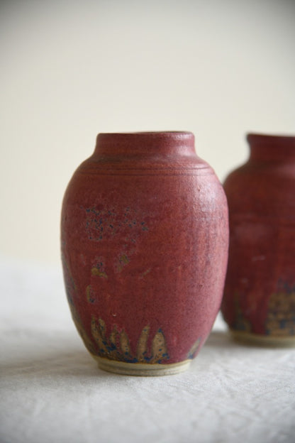 Pair St Agnes Pottery Vase