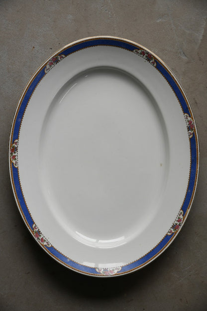 Pair Imperial Porcelain Oval Meat Plate