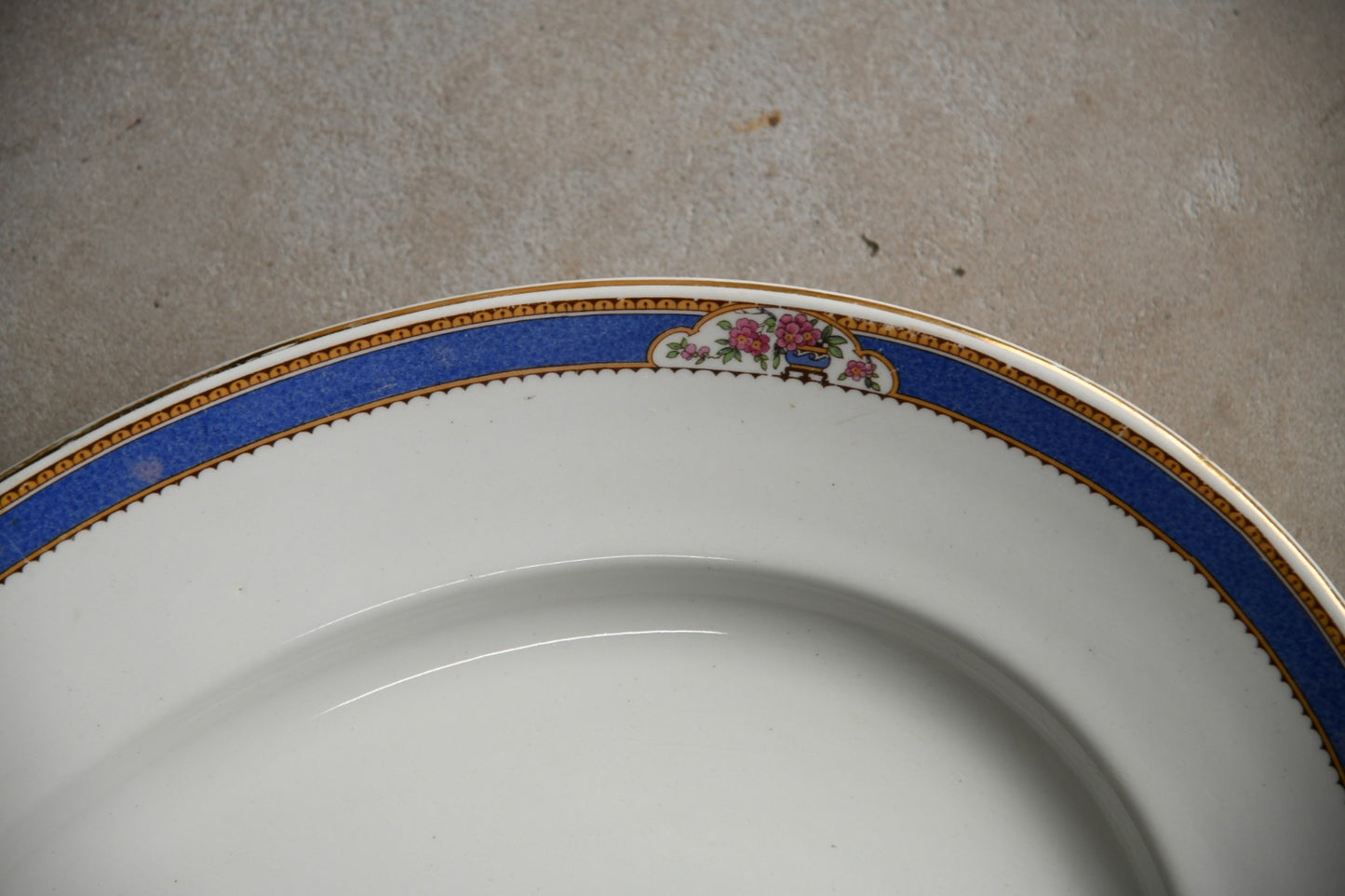 Pair Imperial Porcelain Oval Meat Plate