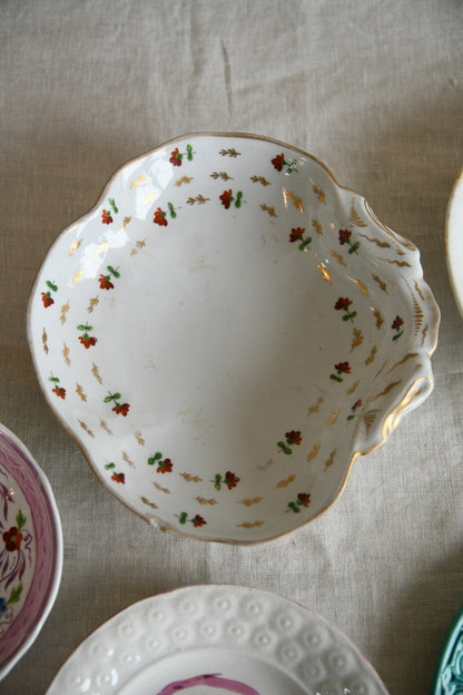 Assorted Antique Bowls & Plates