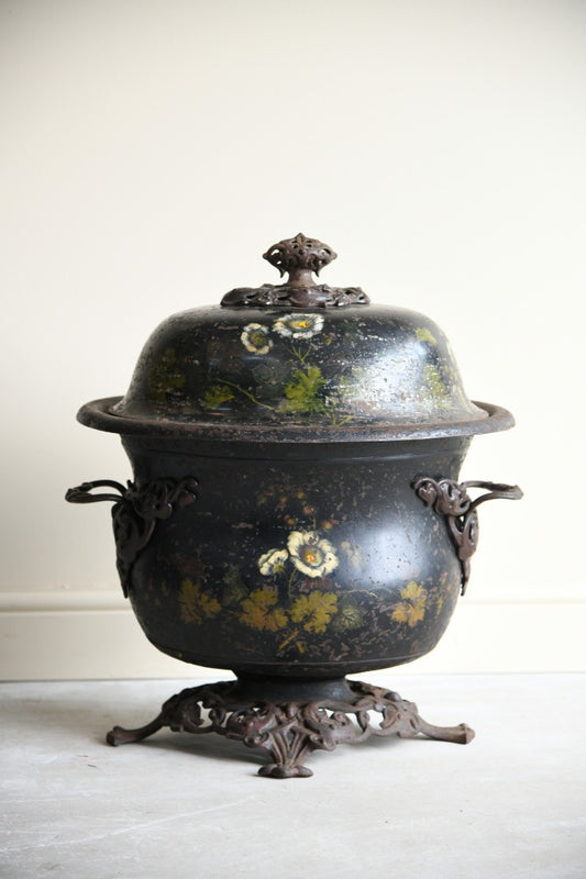Victorian Tole Coal Bin