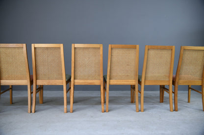 Set 6 Cane Dining Chairs