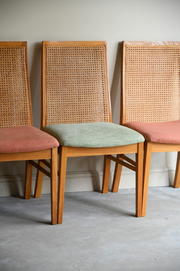 Set 6 Cane Dining Chairs