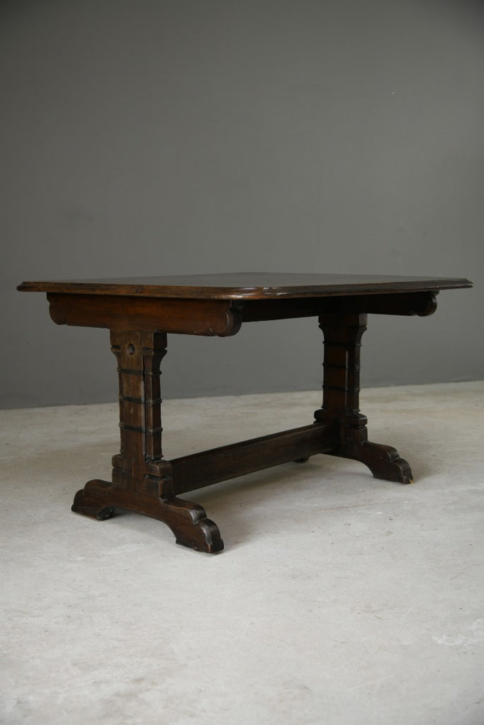 Antique Gothic Style Dining Table
