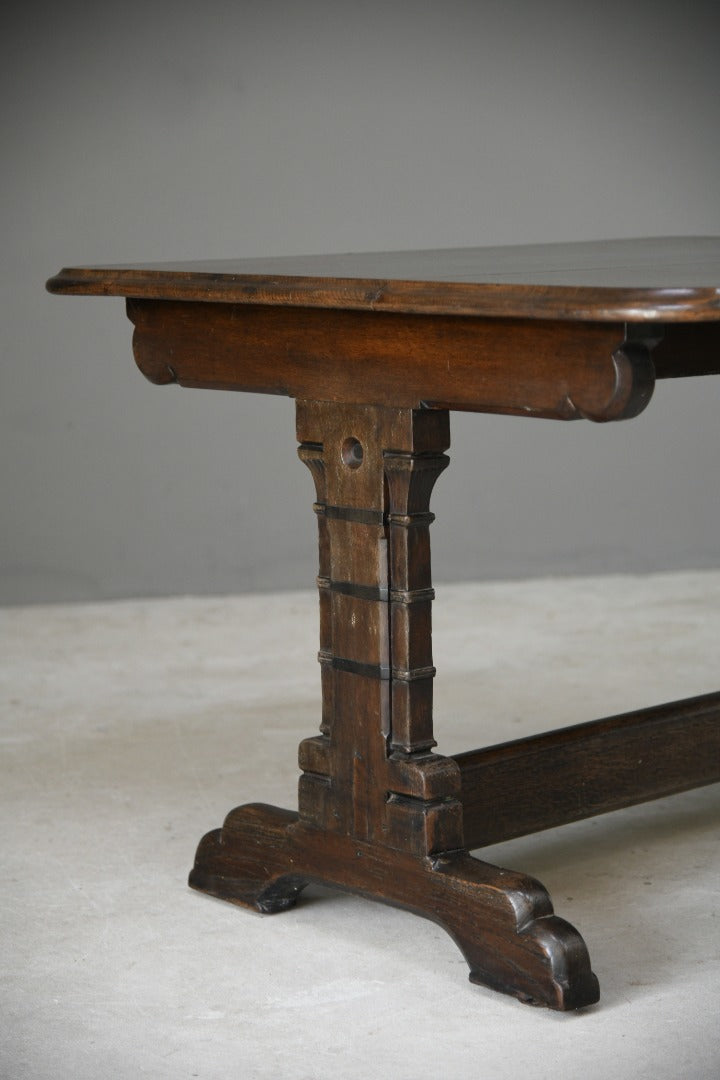 Antique Gothic Style Dining Table