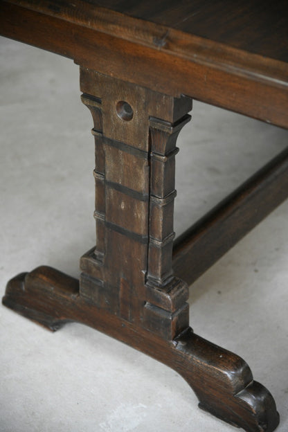 Antique Gothic Style Dining Table