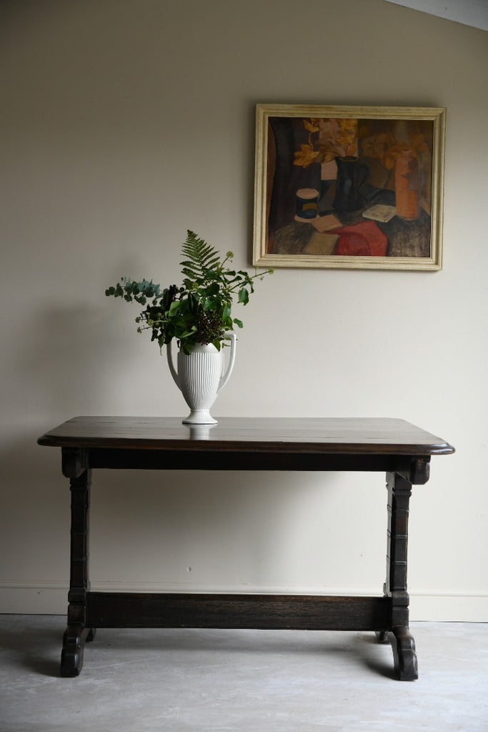 Antique Gothic Style Dining Table