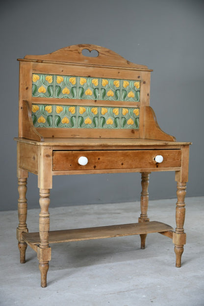 Antique Pine Washstand