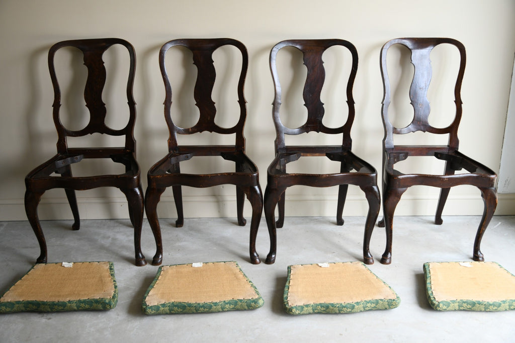 Set 4 French Style Dining Chairs