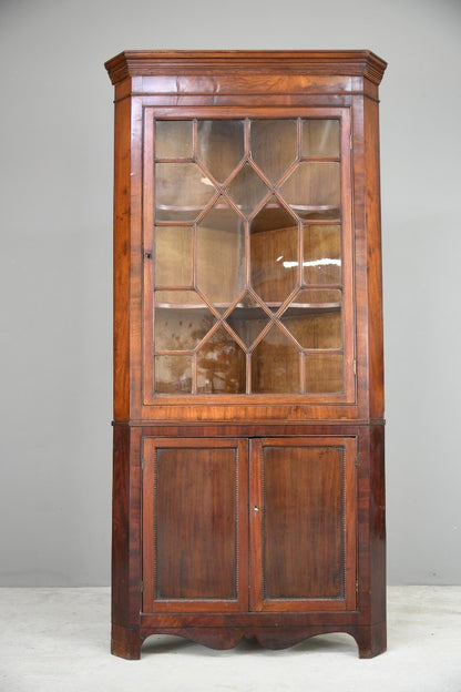 Early 19th Century Mahogany Corner Cabinet