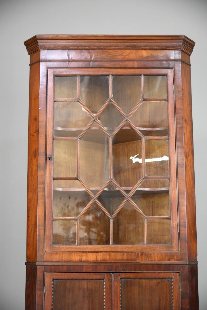 Early 19th Century Mahogany Corner Cabinet