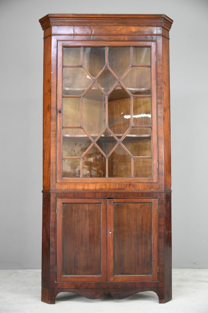 Early 19th Century Mahogany Corner Cabinet