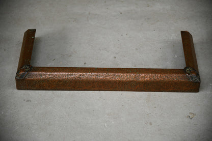 Small Vintage Copper Fire Kerb