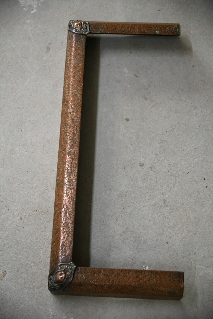 Small Vintage Copper Fire Kerb