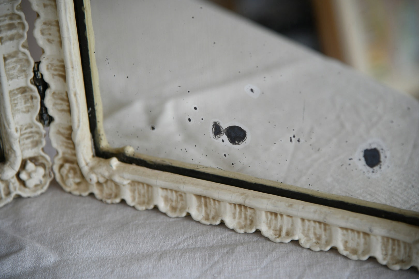 Vintage Rococo Style Dressing Mirror