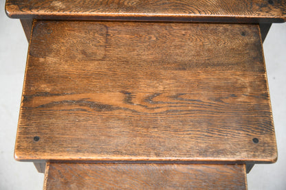 Traditional Oak Nest of Tables